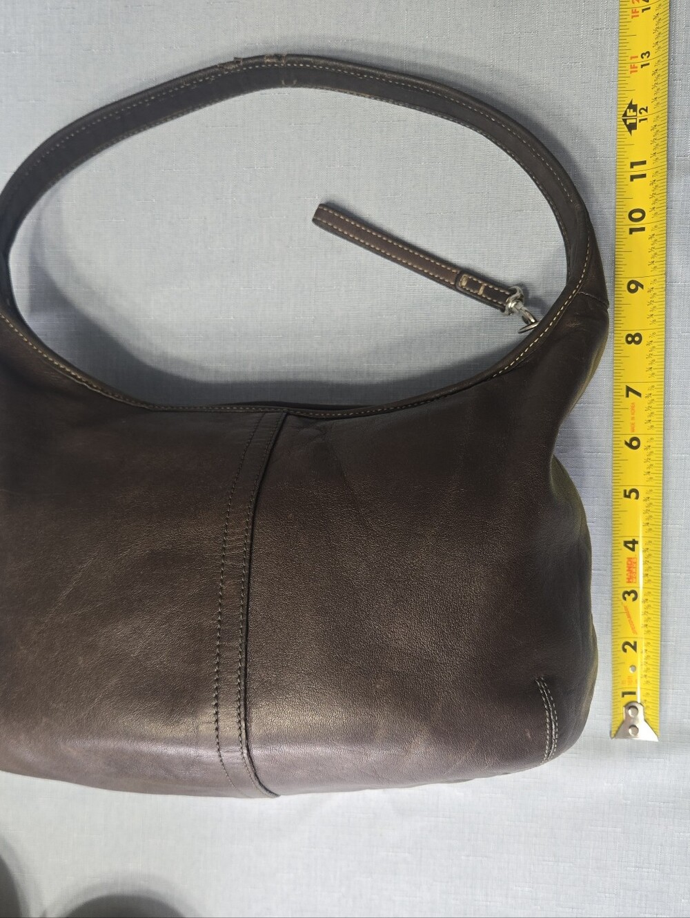 🚫SOLD🚫 Vintage Coach Ergo Hobo Bag | Dark Brown Glove Leather | Y2K - Picture 9 of 11